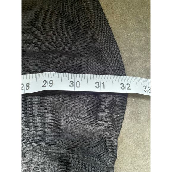 David Meister Black Asymmetrical Tunic Knit Top Womens Plus Size‎ 3X NWOT - Picture 7 of 7